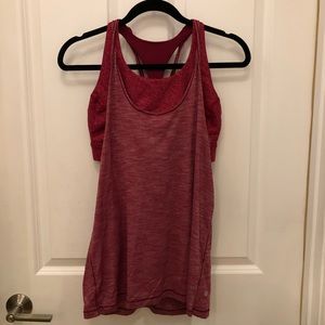 Lululemon Sports Bra with Attached Tank Top